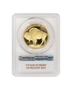 2016-W $50 Gold Buffalo PCGS PR70DCAM FDOI Washington D.C. Obverse