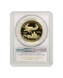2016-W $50 Gold Eagle PCGS PR70DCAM FS 30th Anniv. Label OGP