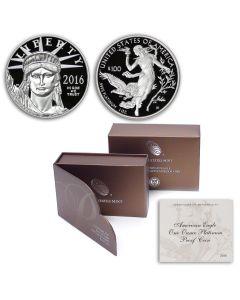 2016-W 1oz Platinum Eagle Proof w/ Mint Box and CoA