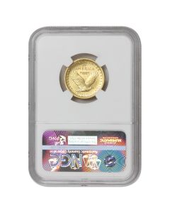 2016-W 25c Gold Standing Liberty Quarter NGC SP70 ER 100th Anniv. w/ OGP