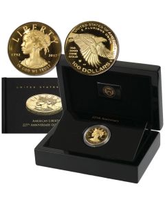 2017-W $100 Gold High Relief Liberty Proof w/ Mint Box and CoA 