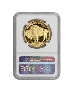 2017-W $50 Gold Buffalo NGC PF70UCAM FDOI Denver Moy Label w/ OGP