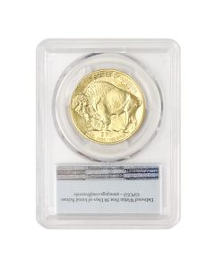 2018 $50 Buffalo PCGS MS70 FS Bison Obverse