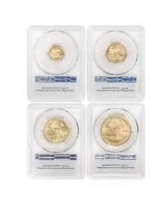 Set of 4 2012 Gold Eagles PCGS MS70 FS