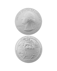 2018-P 5oz Silver America the Beautiful - Apostle Islands BU w/ Box & CoA