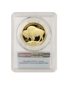 2018-W $50 Gold Buffalo PCGS PR70DCAM FS Bison w/ OGP