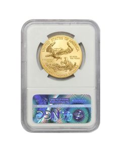 2018-W $50 Eagle NGC MS70 ER Blue Box and Cert