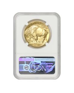 2019 $50 Gold Buffalo NGC MS70 ER Bison Obverse