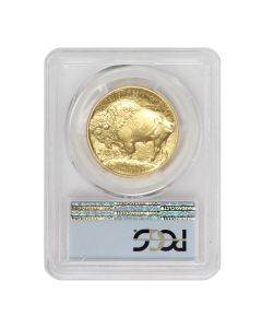 2019 $50 Gold Buffalo PCGS MS70 FS Black Diamond Label Obverse