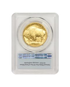 2019 $50 Gold Buffalo PCGS MS70 FS Bison Obverse

