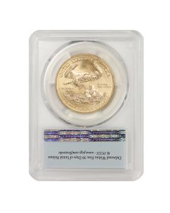 2019 $50 Gold Eagle PCGS MS70 FS Flag Obverse