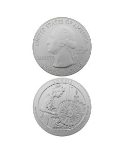 2019-P 5oz Silver America the Beautiful - Lowell BU w/ Box & CoA