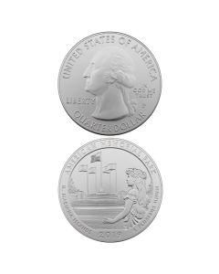 2019-P 5oz Silver America the Beautiful - American Memorial Park BU w/ Box & CoA