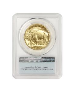 2020 $50 Gold Buffalo PCGS MS70 FS Bison Obverse