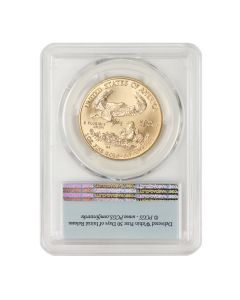 2020 $50 Gold Eagle PCGS MS70 FS Flag Obverse