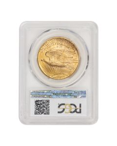 1920 $20 Gold Saint Gaudens PCGS MS64+ CAC PQ Obverse