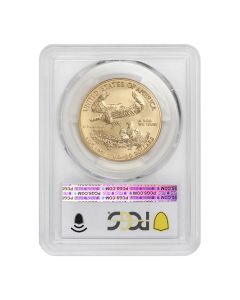 US G$50 Eagle 2020-W PCGS SP70 First Strike Blue Label Obverse

