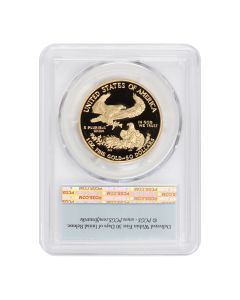 2020-W $50 Gold Eagle PCGS PR70DCAM First Strike v75 Privy Flag Label