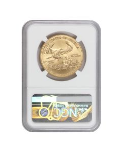 2021 $50 Gold Eagle T1 NGC MS70 7th to Last Coin Struck Mercanti Label
