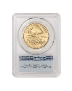 2021 $50 Gold Eagle T1 PCGS MS70 FS Flag Obverse