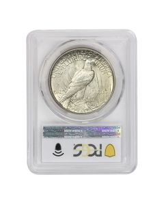 1921 $1 Silver Peace PCGS MS65 High Relief