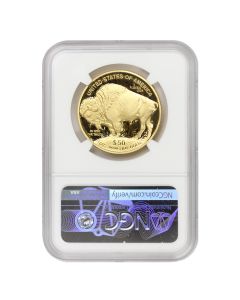 2021-W $50 Gold Buffalo NGC PF70UCAM FDOI w/ OGP 
