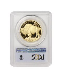 2021-W $50 Gold Buffalo PCGS PR70DCAM FDOI Bison Label w/ OGP 