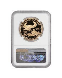 2021-W $50 Gold Eagle NGC PF70UCAM ER Blue Label OGP Obverse