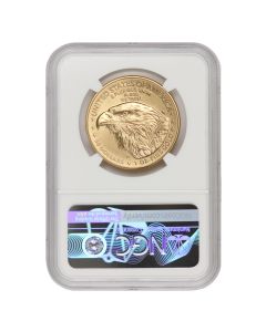 2021-W $50 Gold Eagle T2 NGC MS70 FDOI w/OGP Obverse