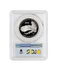 2021-W $100 Platinum Eagle PCGS PR70DCAM FDOI OGP Obverse
