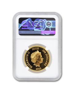 Niue 2022 Gold $250 Batman Classic NGC Gem Proof ER OGP