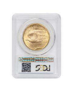 1922 $20 Gold Saint Gaudens PCGS MS63 PQ Obverse