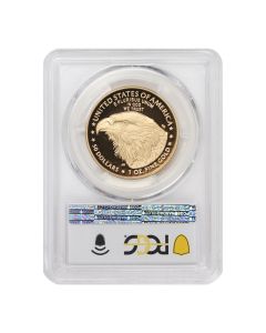 2022-W $50 Gold Eagle PCGS PR70DCAM Advanced Release OGP Obverse