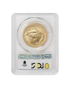 2022-W $50 Gold Eagle PCGS SP70 Early Issue Obverse

