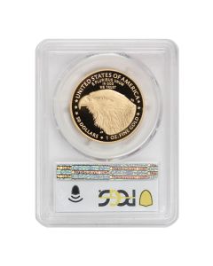 2022-W $50 Gold Eagle PCGS PR70DCAM Early Issue Label Obverse


