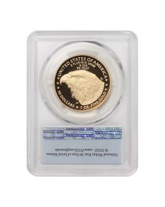 2022-W $50 Gold Eagle PCGS PR70DCAM FS Flag Obverse


