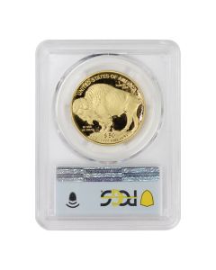 2022-W $50 Gold Buffalo PCGS PR70DCAM FDOI Flag Label OGP