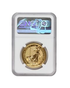 Great Britain 2023 £100 Gold Britannia QEII NGC MS70 68th Obverse