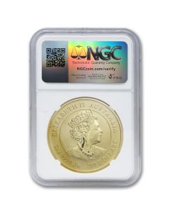 Australia 2023-P 2 oz $200 Gold Year of the Rabbit NGC MS69 FDOI Lunar Label Obverse