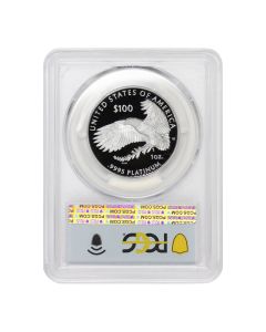 2023-W $100 Platinum Eagle PCGS PR70DCAM FDOI w/ OGP Obverse
