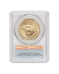 2024 $50 Gold Eagle PCGS MS70 FS Flag Label Obverse

