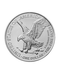 US $1 Silver Eagle 2024 BU Obverse