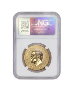 Great Britain 2024 £100 Gold Lion & Eagle NGC MS70 133rd Coin Struck Thomas Label
