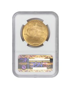 1924 $20 Gold Saint Gaudens NGC MS64+ CAC Obverse