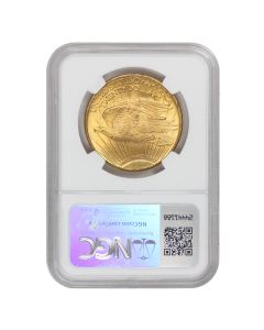 1924 $20 Gold Saint Gaudens NGC MS66 Obverse
