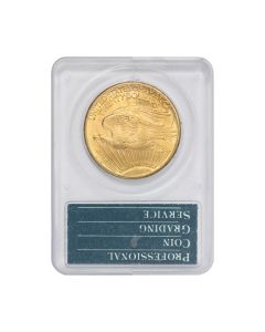 1924 $20 Gold Saint Gaudens PCGS MS64 Rattler CAC Obverse