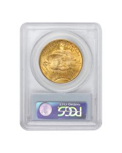 1924 $20 Gold Saint Gaudens PCGS MS65 Obverse