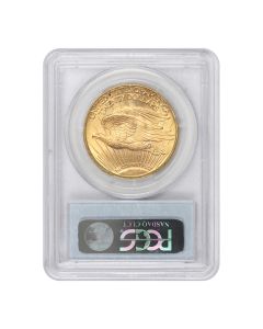 1924 $20 Gold Saint Gaudens PCGS MS66 Obverse