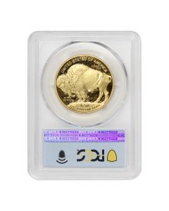 2024-W $50 Gold Buffalo PCGS PR70DCAM FDOI Bison Label OGP Obverse

