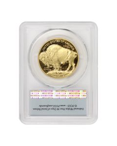 2024-W $50 Gold Buffalo PCGS PR70DCAM FS Flag Label w/ OGP Obverse